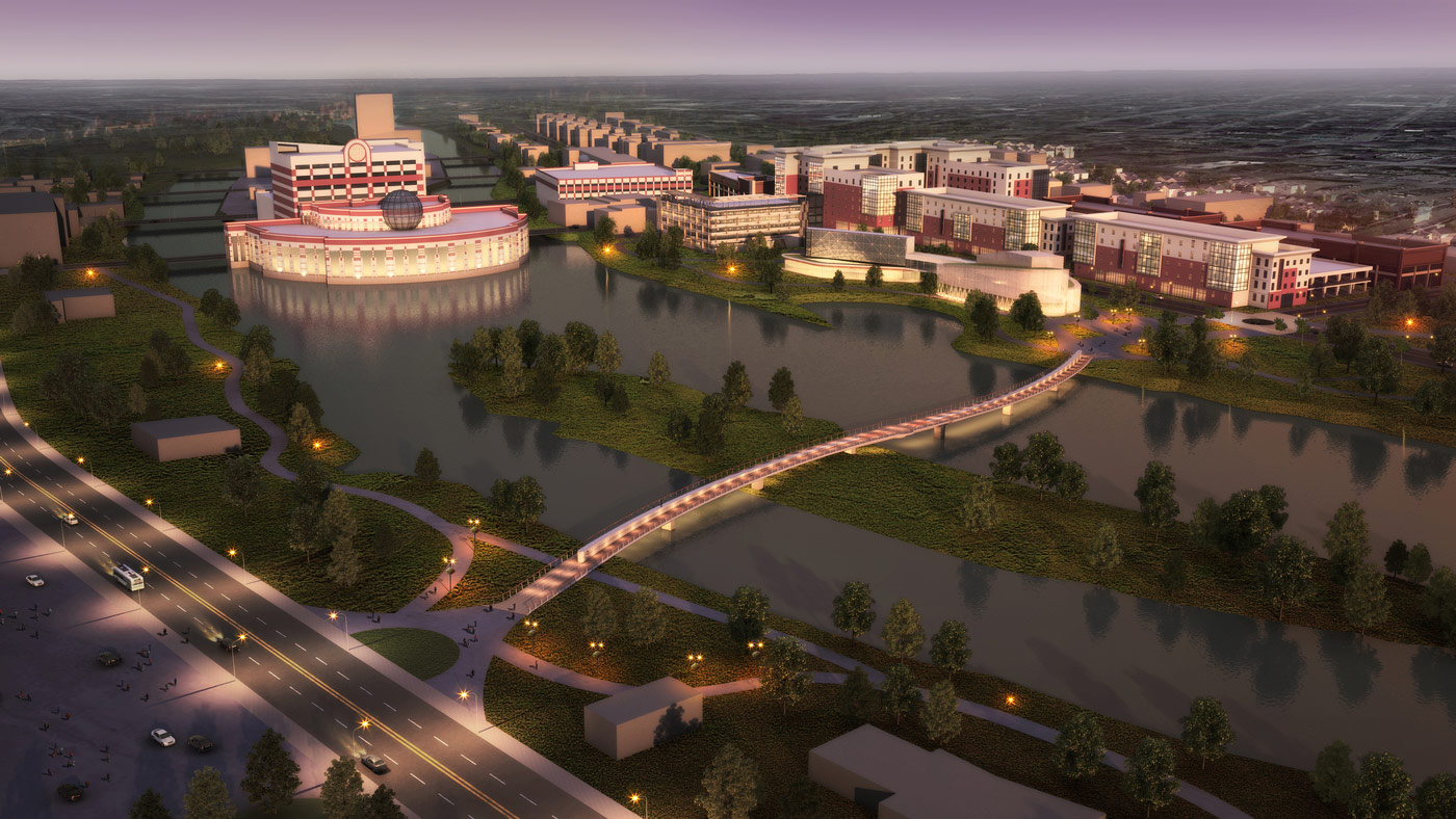 Cordogan, Clark & Associates Master Planning Aurora Riverfront